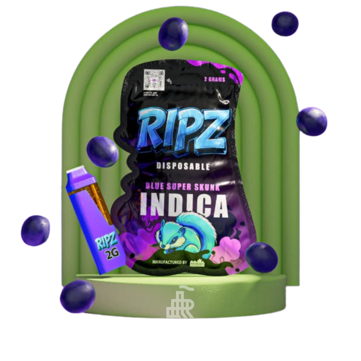 Photograph of product: Blue Super Skunk | Disposable