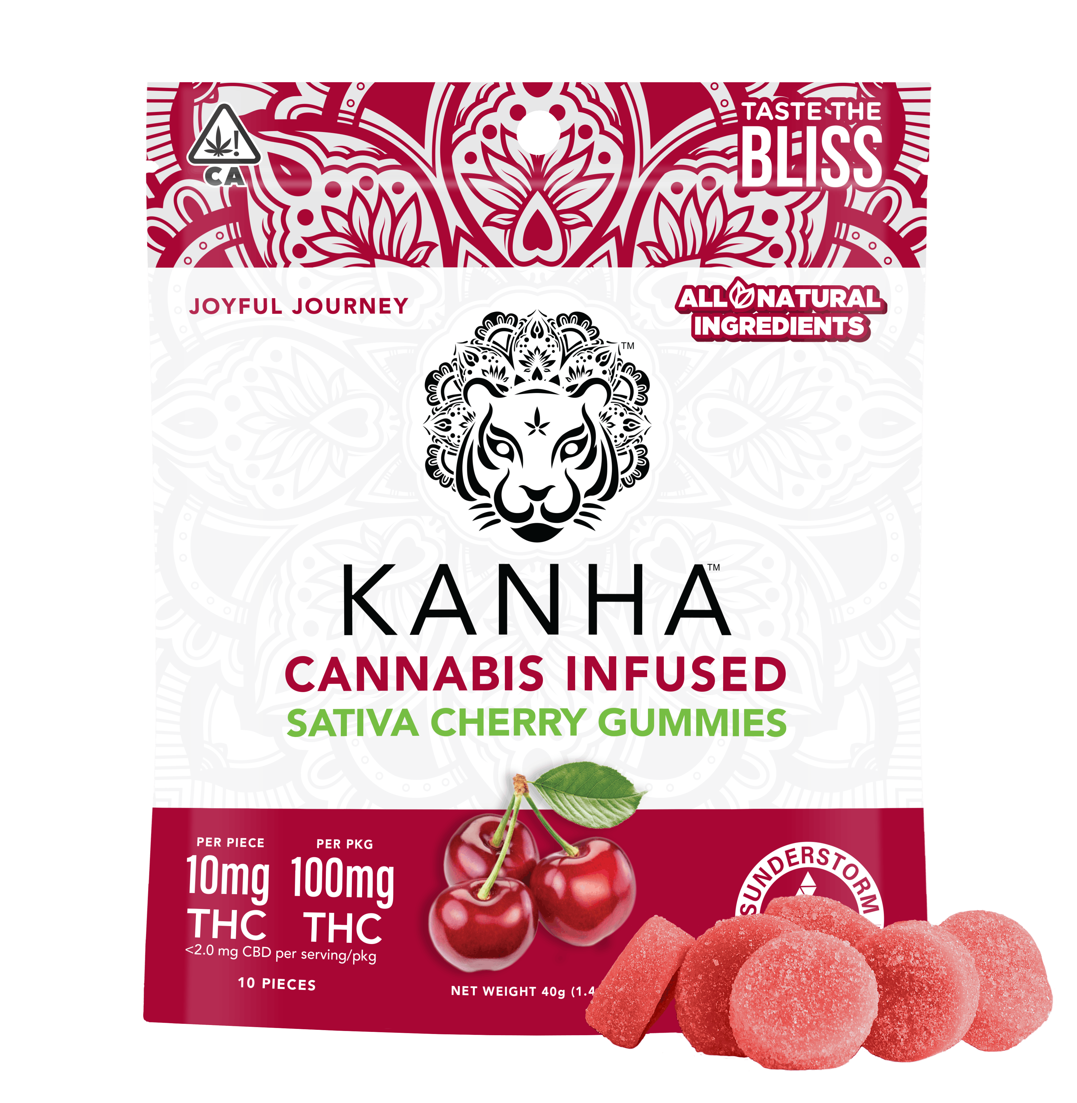 Photograph of product: 100MG CHERRY - KANHA