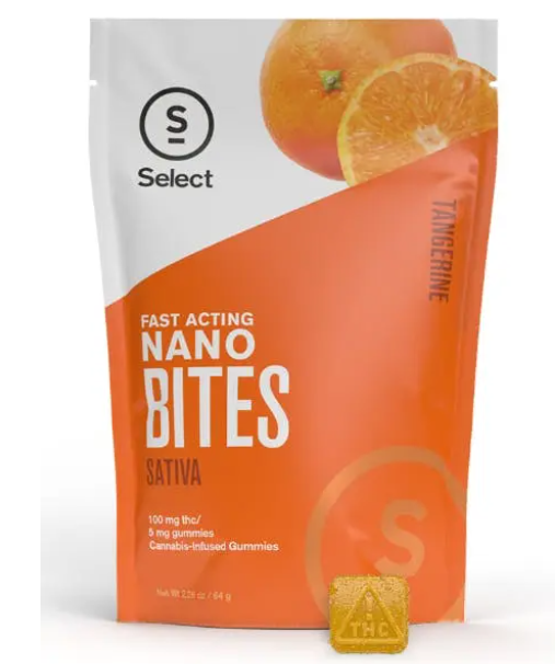 Photograph of product: Tangerine Oui'd Fast Acting Gummies 100mg/20pc