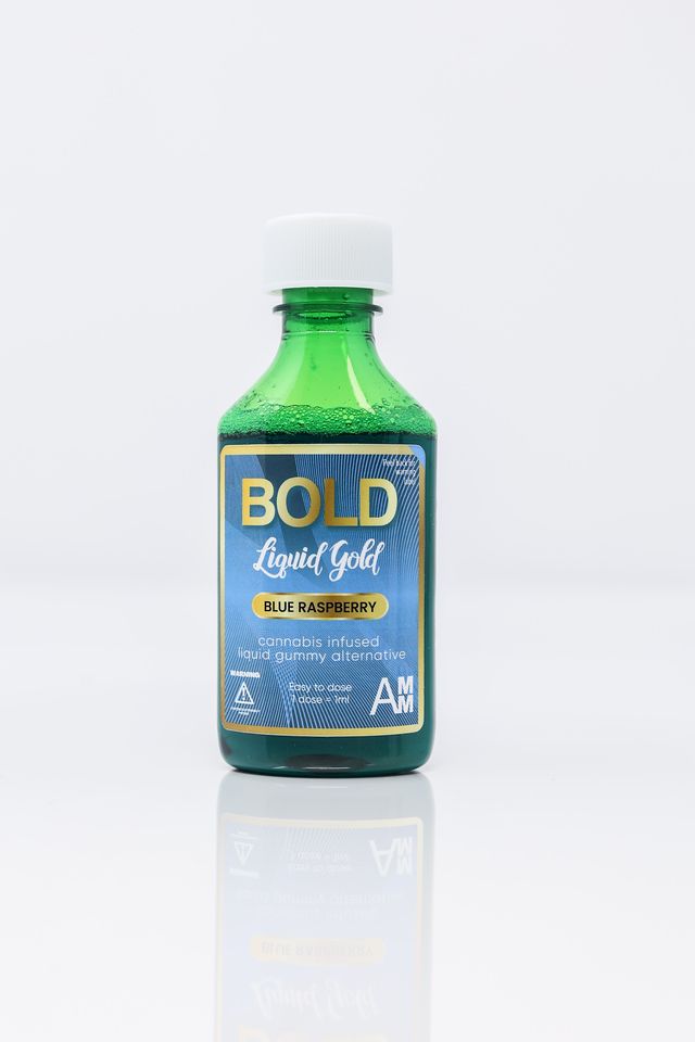 Photograph of product: BOLD | Liquid Gold | Blue Raspberry
