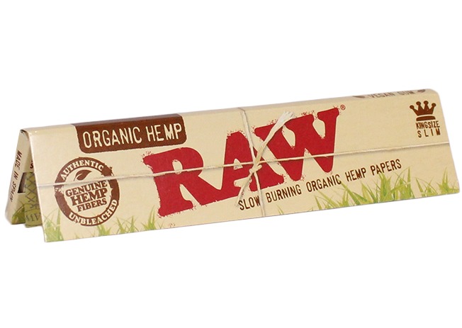 Photograph of product: RAW | Organic Hemp King Size Slim Rolling Paper - 32Pc