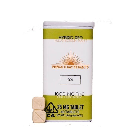 Photograph of product: Emerald Bay - GG4 (25mg ea., 40pk)