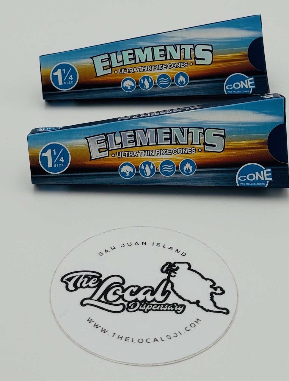 Photograph of Product: Elements Pre-Rolled Cones 1 1/4" 6pk