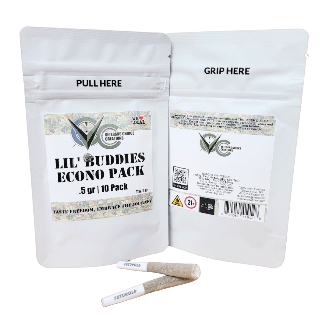 Photograph of Product: Lil Buddies: Farmers Blend | Pre-Rolls | 10pk