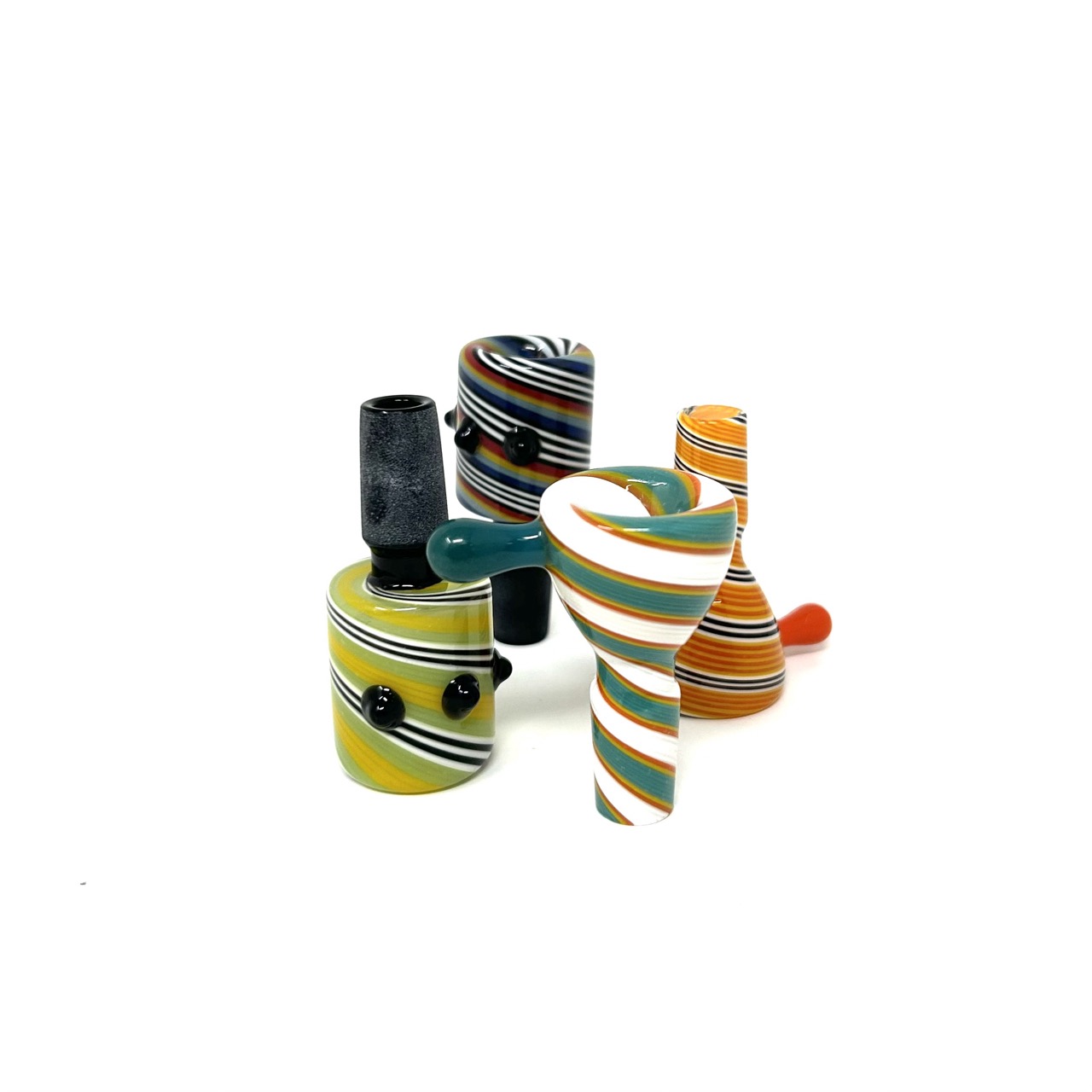 Photograph of product: STRIPED 14MM BOWL (ASSORTED COLORS)