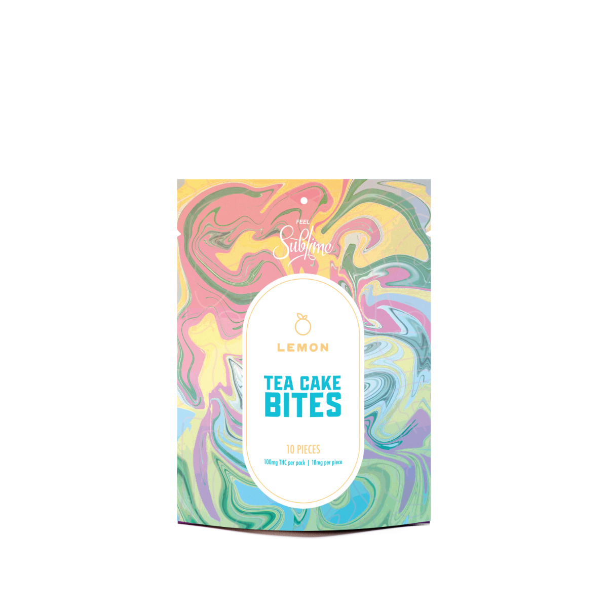 Photograph of product: Sublime | 100mg x10pc Lemon Tea Cake Bites