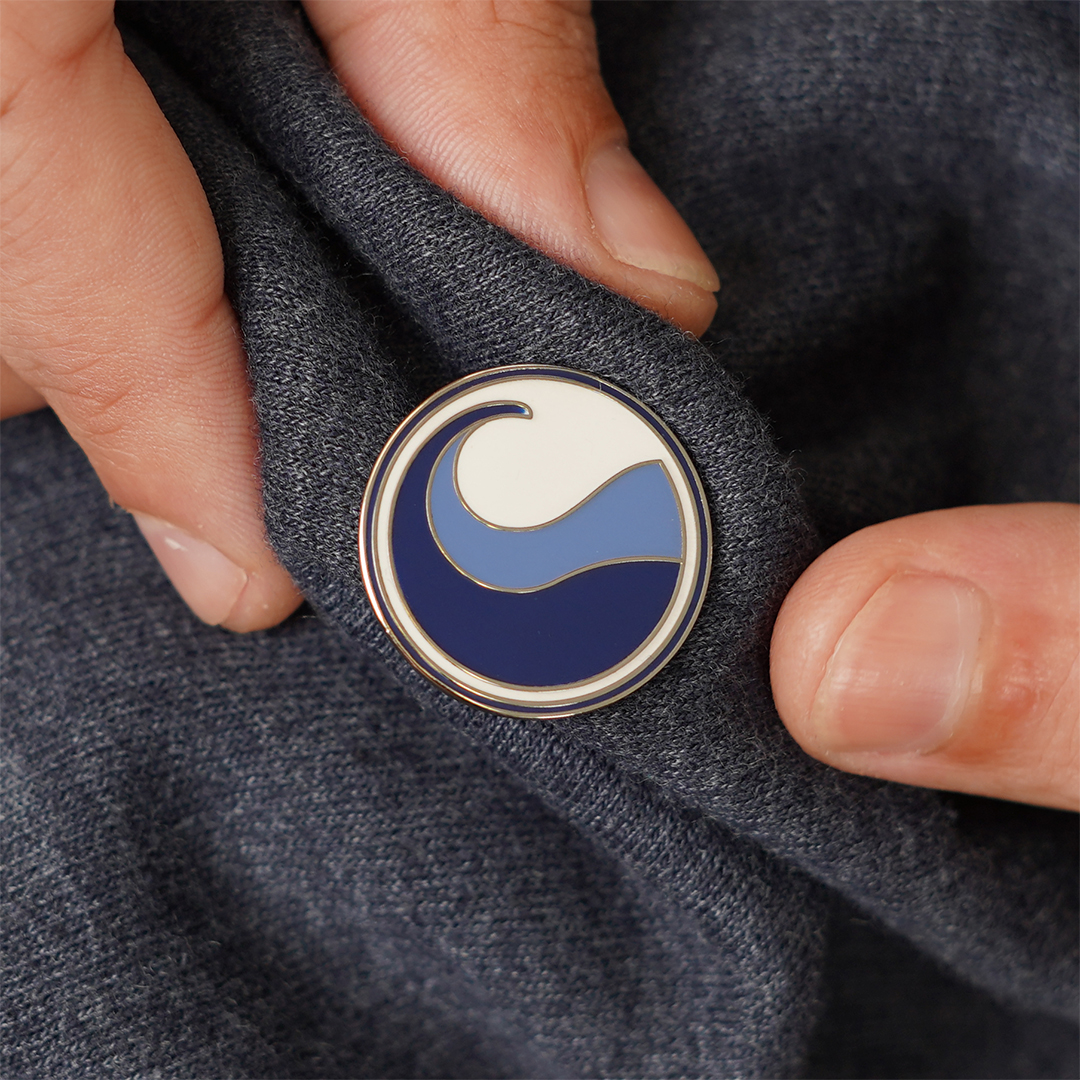 Photograph of product: Breakwater Enamel Pin
