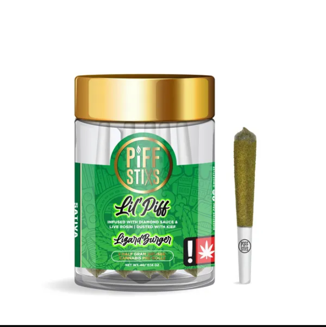 Photograph of product: Piff Stixs - Dream Cake - .5G Infused Preroll 5PK