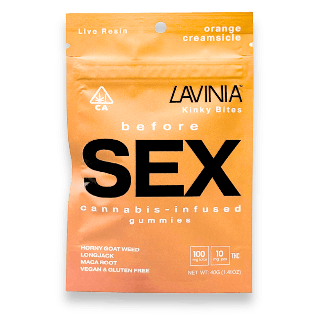 Photograph of product: BEFORE Sex Gummy Orange Creamsicle - 