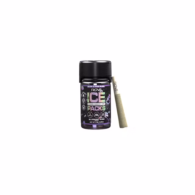 Photograph of product: Infused Preroll | 5pk | Blueberry Kush