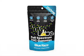 Photograph of product: Lit Labs - Rosin/Resin Full Spectrum Gummies - Blue Razz - 200MG