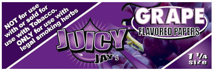 Photograph of product: Grape Rolling Papers | 1 1/4"