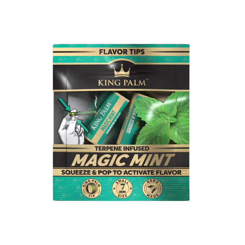 Photograph of product: Accessory - King Palm - Flavored Prerolled Tips (Mint)