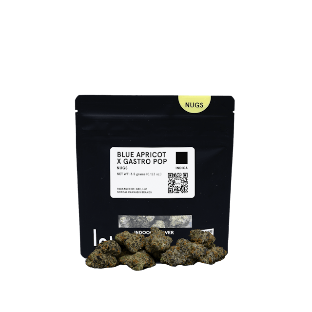 Photograph of product: Blue Apricot x Gastro Pop | Black | 3.5g Flower