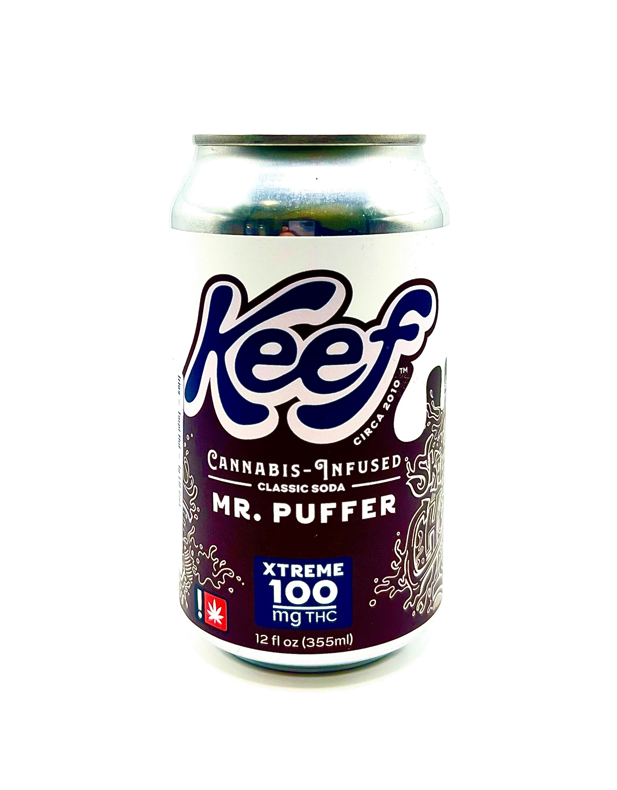 Photograph of product: Keef Cola | Mr. Puffer | TH-oui | 100mg Infused Soda