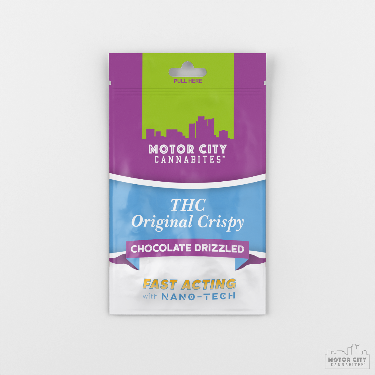 Photograph of product: MCC | CRISPY TREATS | 200MG | DRIZZLED OG