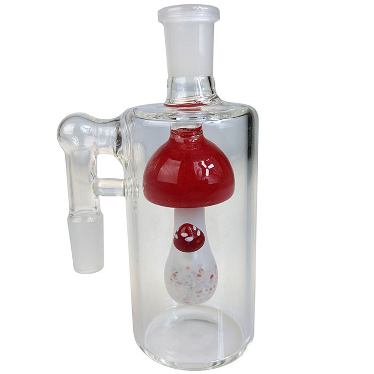 Photograph of product: 2.7" Fumed Bubbler Ash Catcher - 14F/14M - 45 Degree