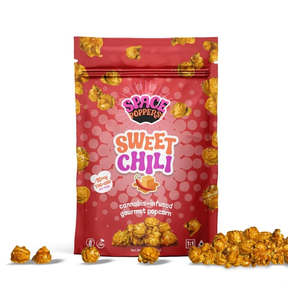 Photograph of product: Sweet Chili 1:1 TH-oui:CBD - 10mg - Space Poppers