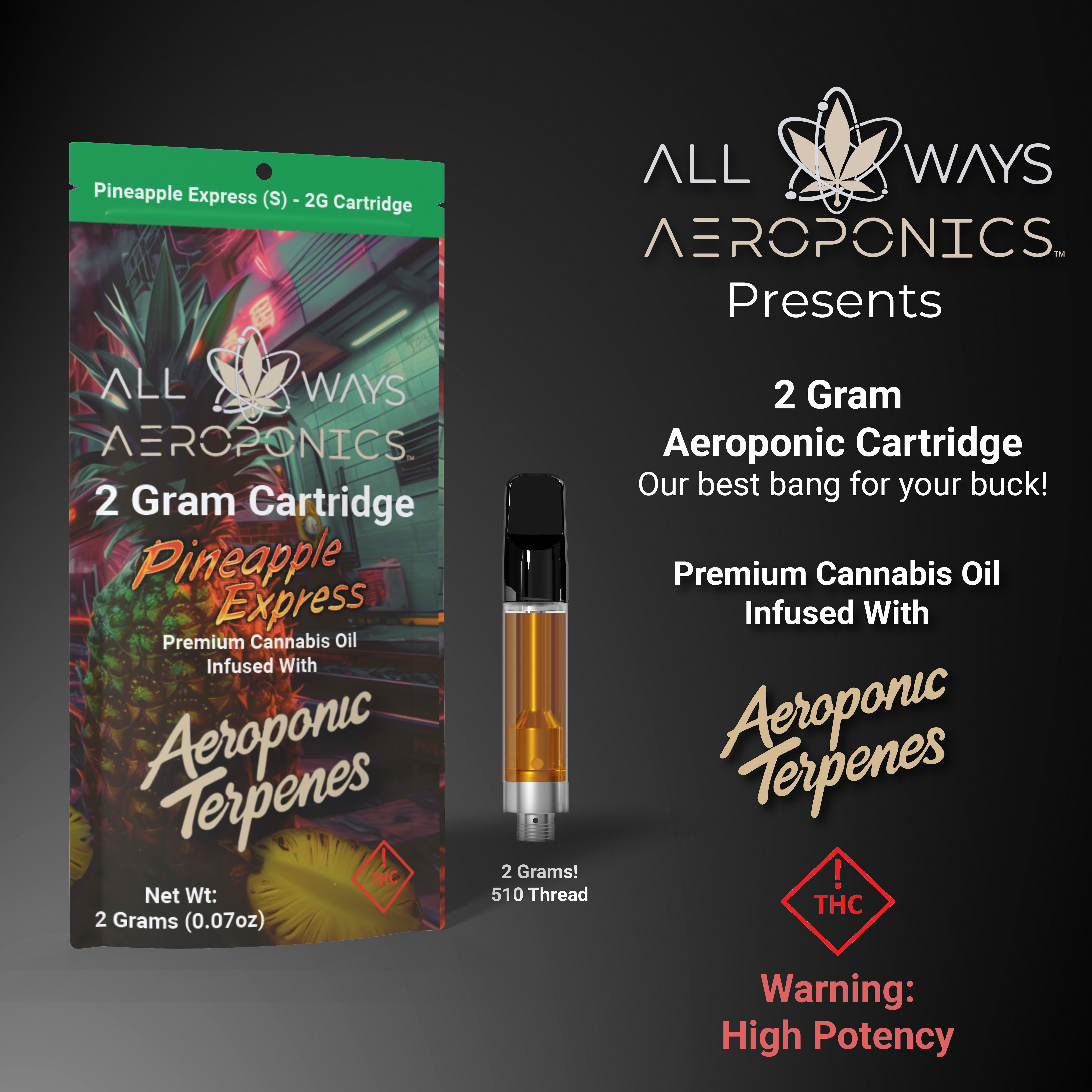 Photograph of product: AWA Fruity Cart - Pineapple Express (S)