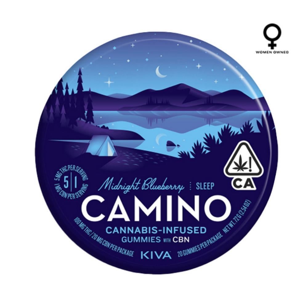 Photograph of product: 5:1 'Sleep' Midnight Blueberry [20pk] (100mg THC/20mg CBN)