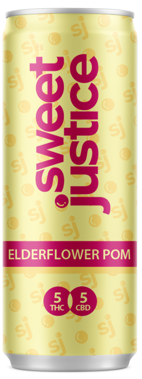 Photograph of product: Sweet Justice | Elderberry Pom 2:1 TH-oui:CBD | 10mg