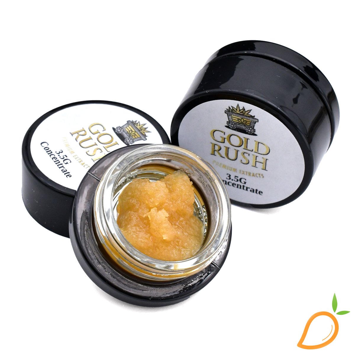 Photograph of product: 1g Gelato Mintz Cured Resin Gold Rush Extracts