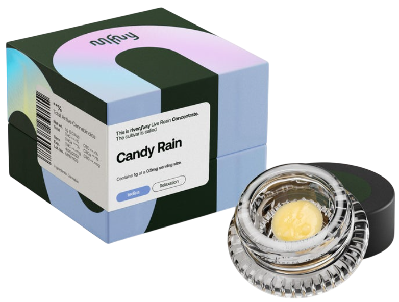 Photograph of product: Live Rosin Candy Rain - Concentrate (1.0g)
