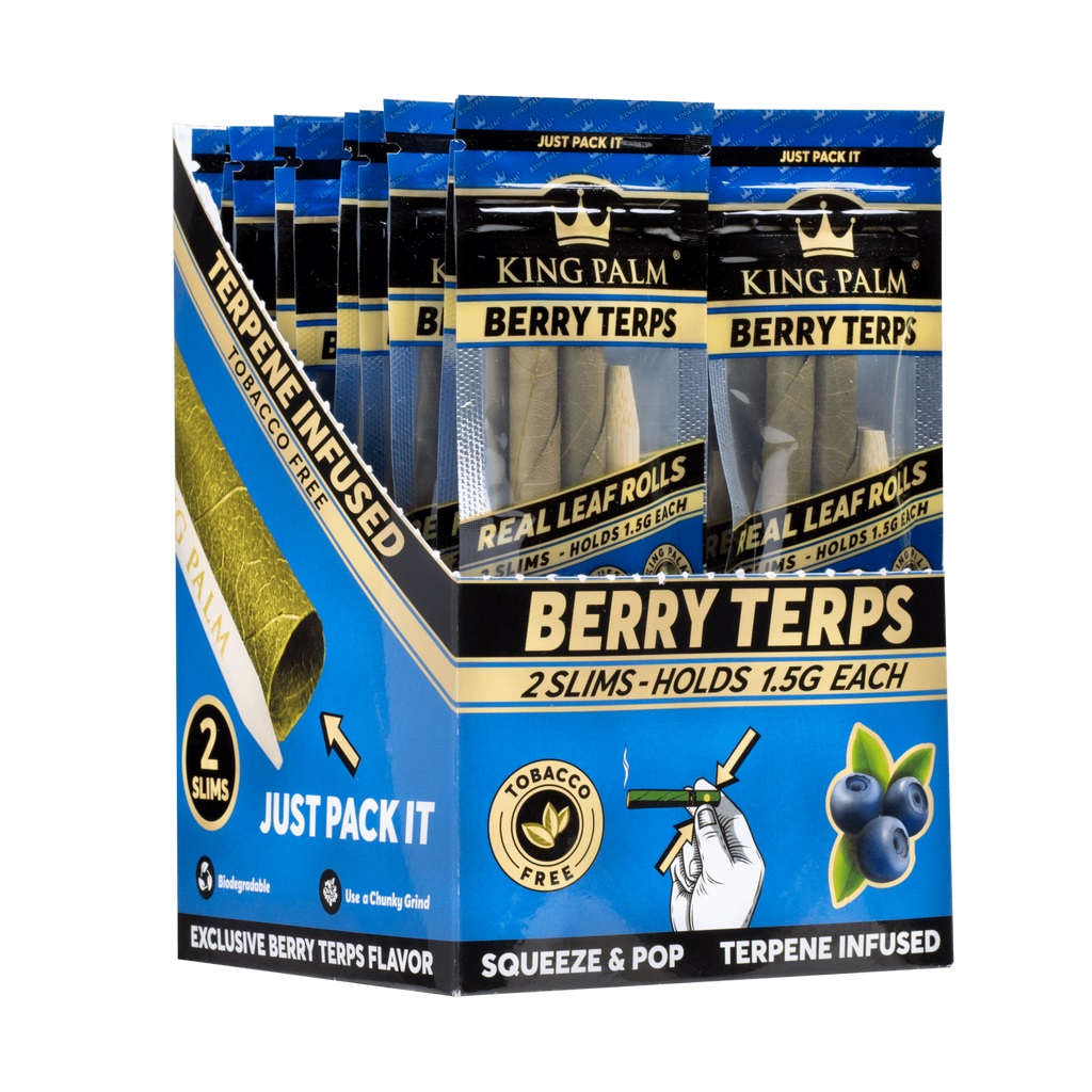 Photograph of product: King Palm | Slim 2pk | Berry Terps | TAX INCLUDED