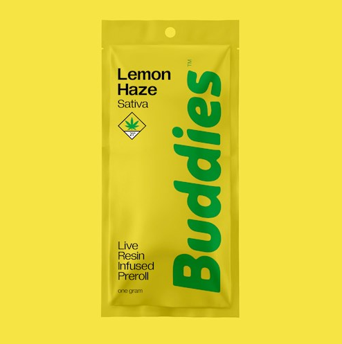 Photograph of product: Buddies - Lemon Haze - *LR* Infused Pre-Roll
