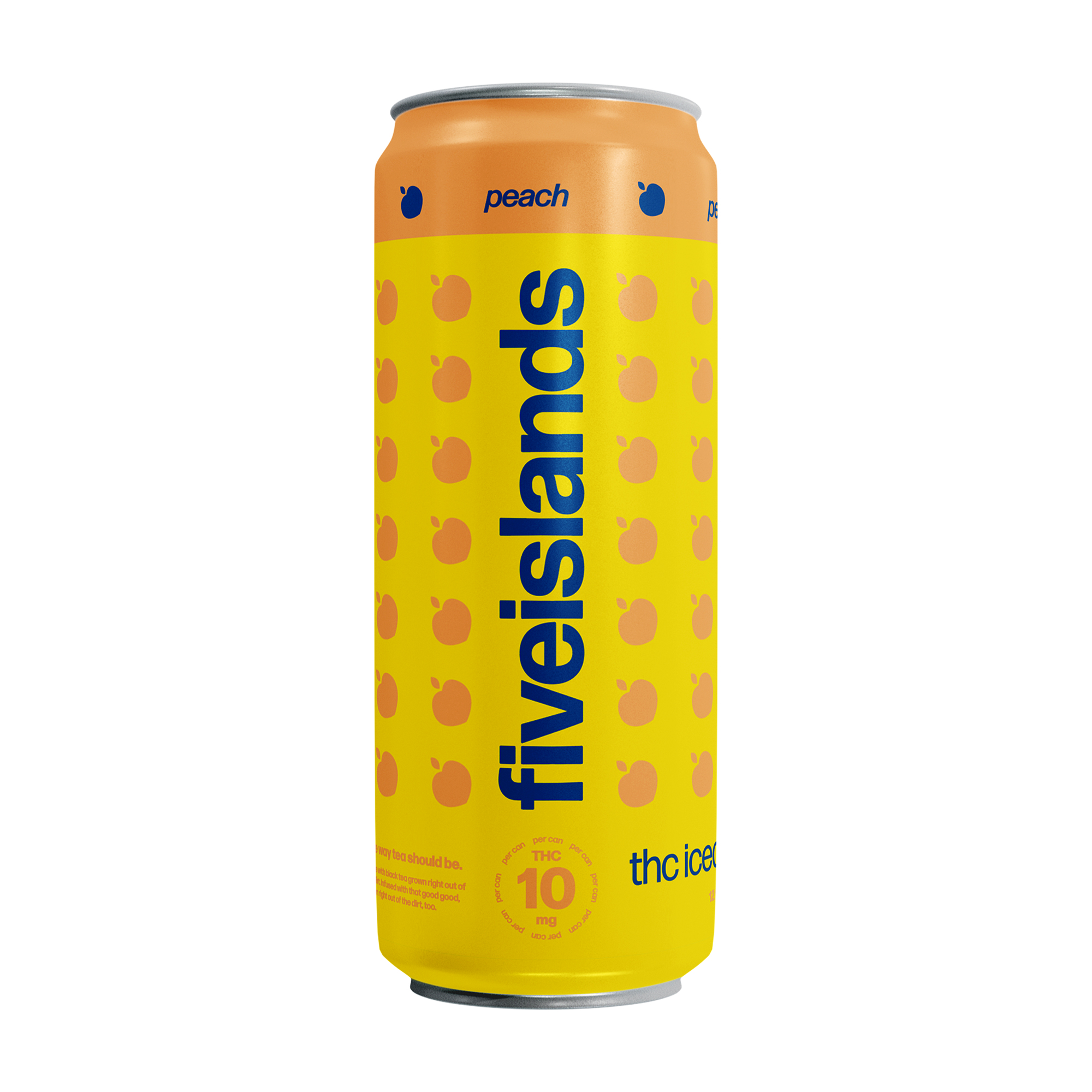 Photograph of product: Five Islands - Peach Tea 10mg (4 Pack)