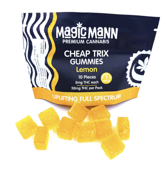 Photograph of product: Cheap Trix | 50MG TH-oui Uplifting Lemon Gummies