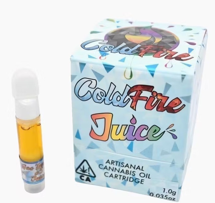 Photograph of product: COLDFIRE X BLEM RAMPIN X BAX JUICE VAPE CART HYBRID 1G