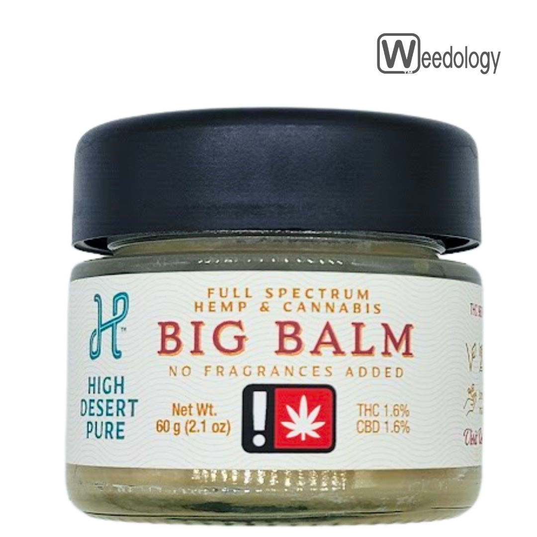 Photograph of product: High Desert Pure 2.1oz BIG BALM 1:1:1 Balm