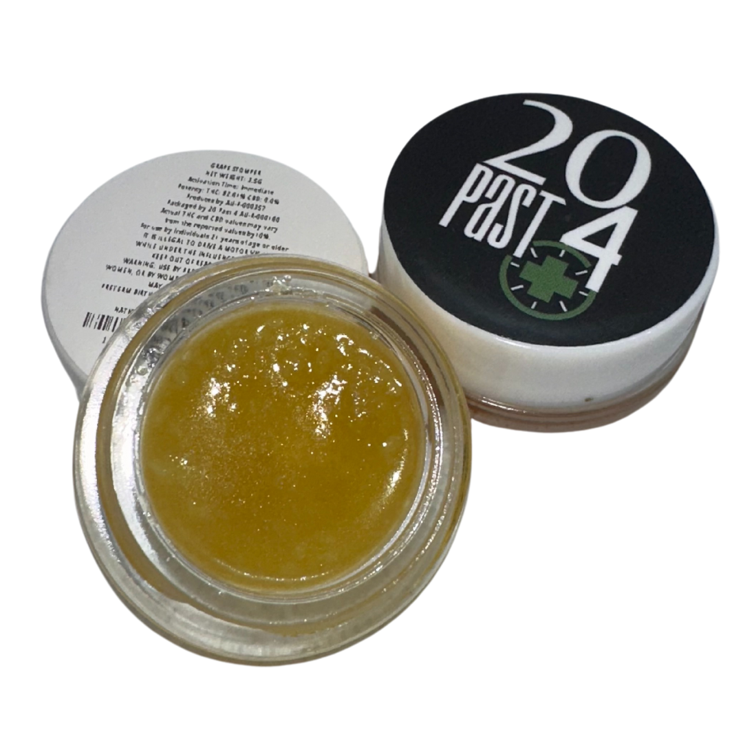 Photograph of product: 20 Past 4 | Grape Stomper | Terp Sugar Baller Jar