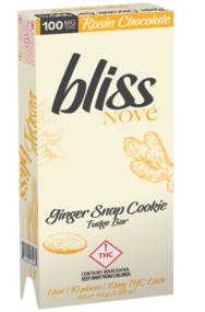 Photograph of product: Nove Fudge Bar - Ginger Snap Cookie (100mg)