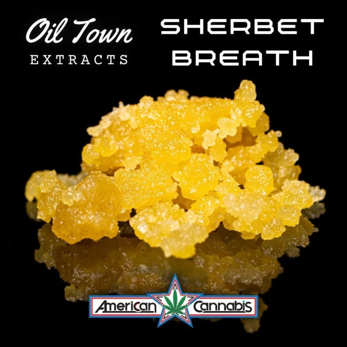 Photograph of product: Oil Town Concentrate | Sherbet Breath