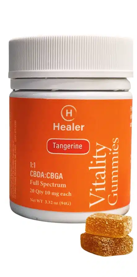Photograph of Product: Vitality Gummies 1:1 CBDA:CBGA | 20 Count | Healer