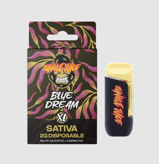 Photograph of product: Blue Dream | 2g | Disposable | Jungle Juice
