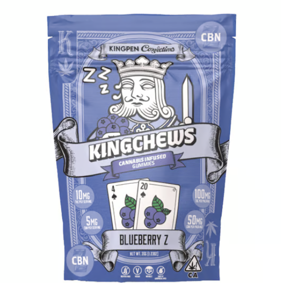 Photograph of product: Blueberry Z 150mg 2:1 Thc:Cbn Gummies
