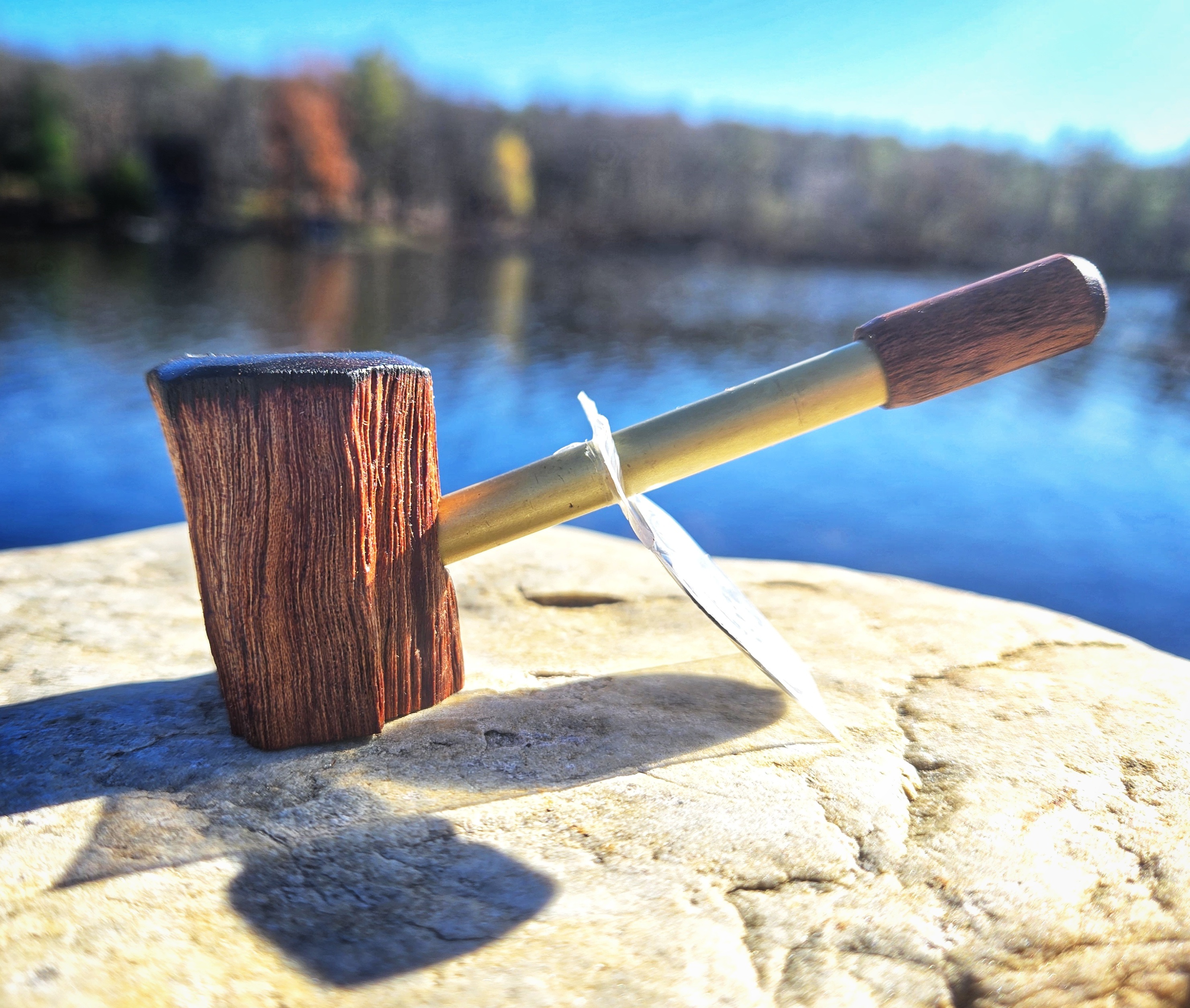 Photograph of product: Pushrod Wooden Pipe