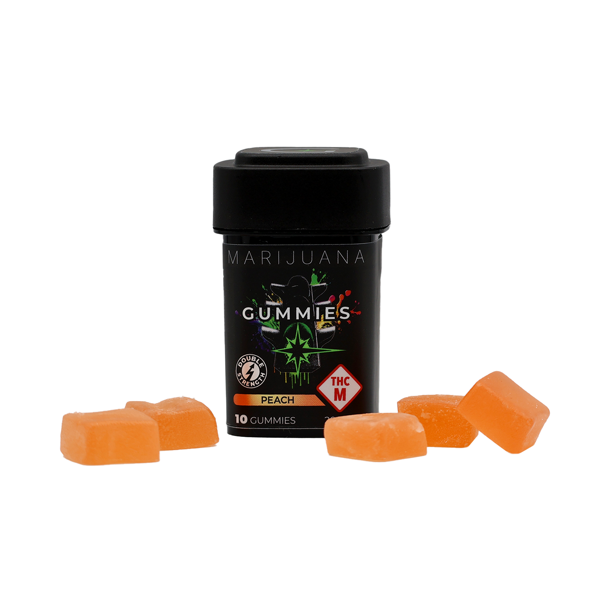 Photograph of product: Peach Gummies (200mg)