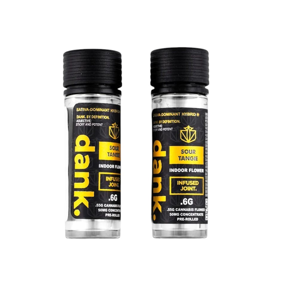 Photograph of product: Dank Sour Tangie Infused Preroll