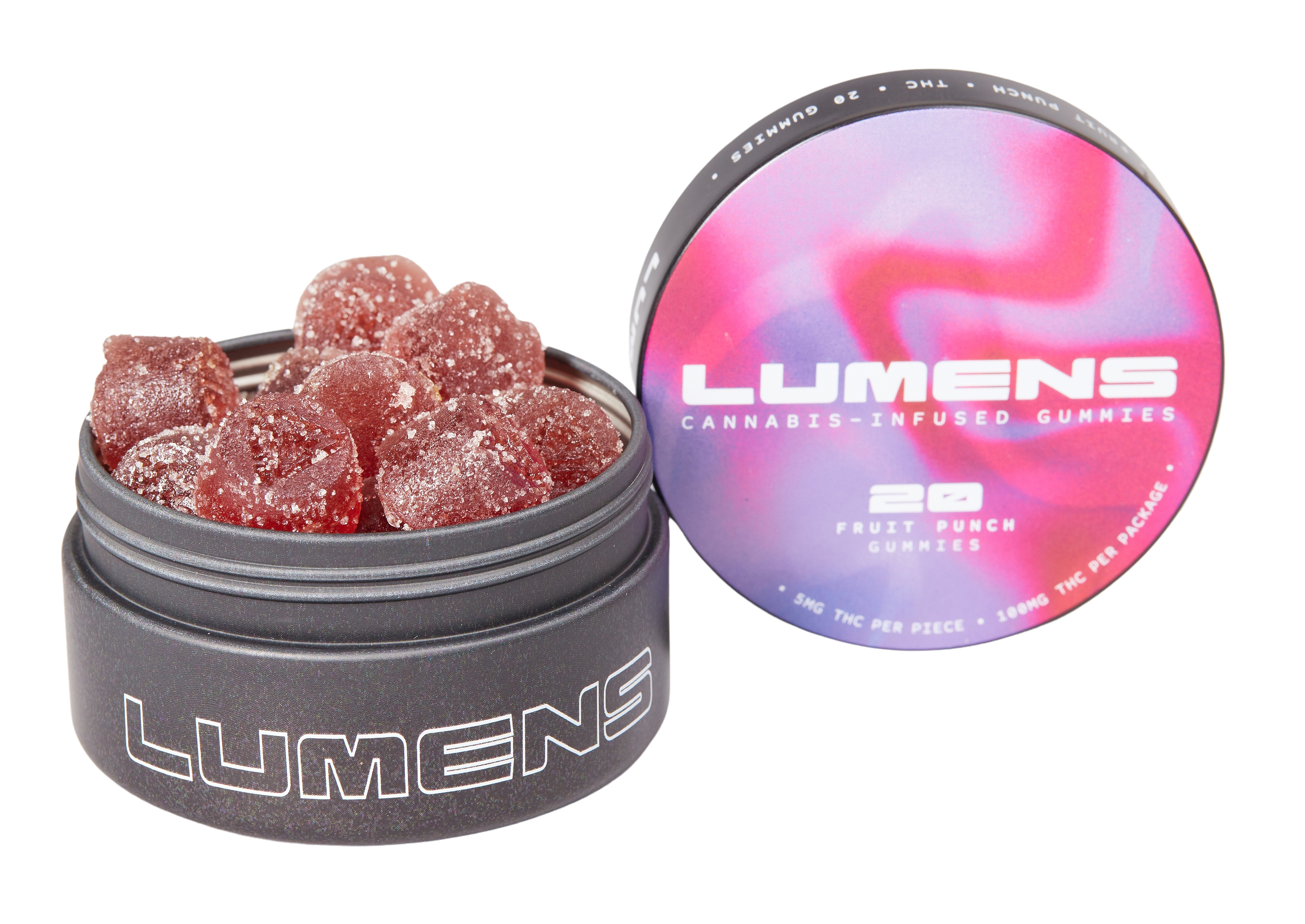 Photograph of product: 5mg TH-oui Lumens - Fruit Punch - 20 ct