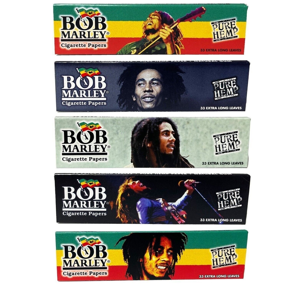 Photograph of product: Bob Marley - Pure Hemp Papers (1 1/4)