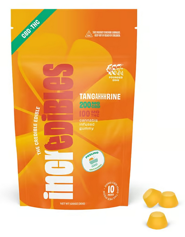 Photograph of product: Incredibles - Tangahhhrine 300mg 2:1 CBD:TH-oui Soft Chews