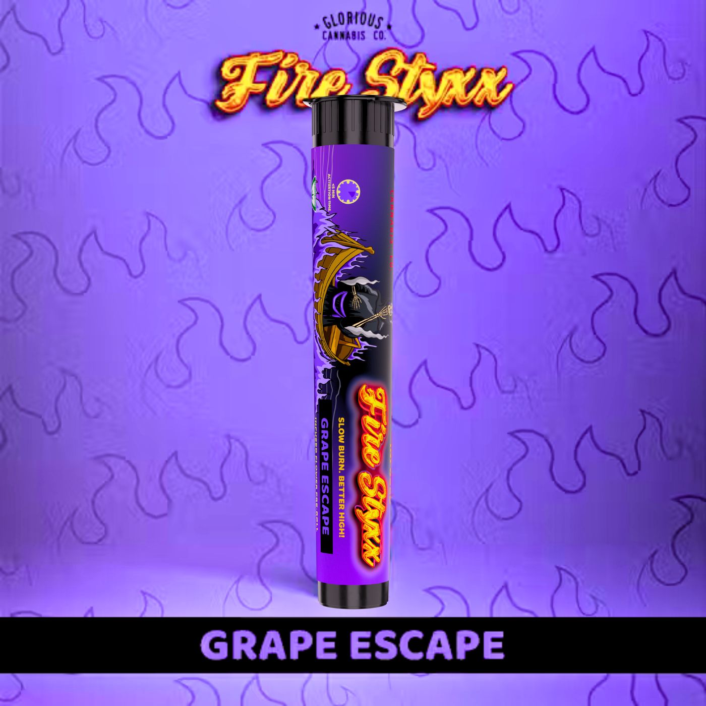 Photograph of product: Fire Styxx - Grape Escape Infused PR
