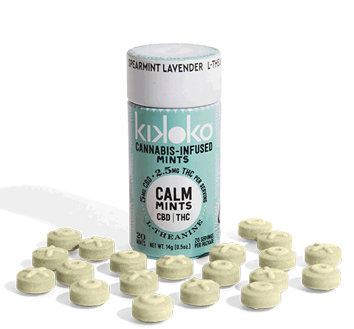 Photograph of product: Calm Mints - 2:1 CBD:TH-oui - 20pk
