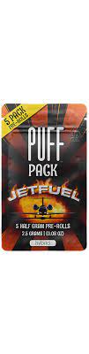 Photograph of product: Jetfuel 5pk Pre Rolls - 2.5g