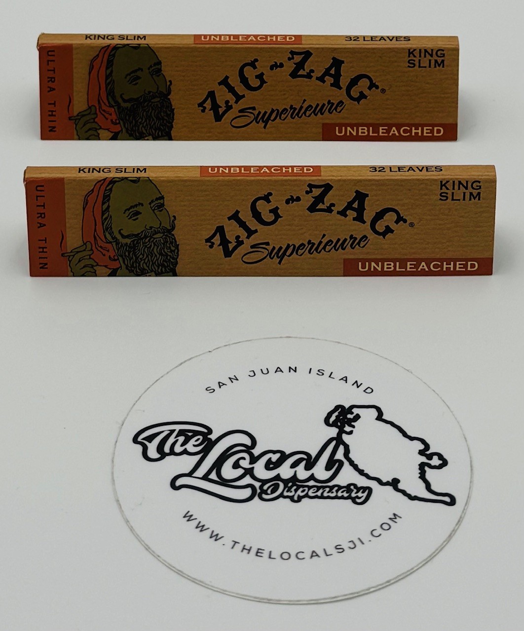 Photograph of product: Zig Zag King Size Slim Rolling Papers