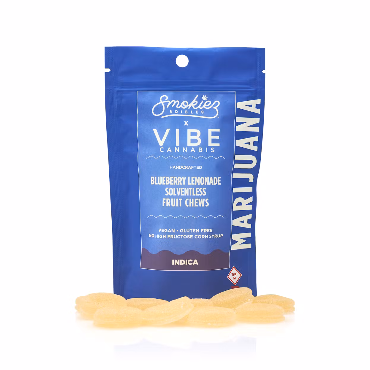 Photograph of product: SMOKIEZ - GUMMIES ROSIN - 100MG - BLUEBERRY LEMONADE - Oui'd